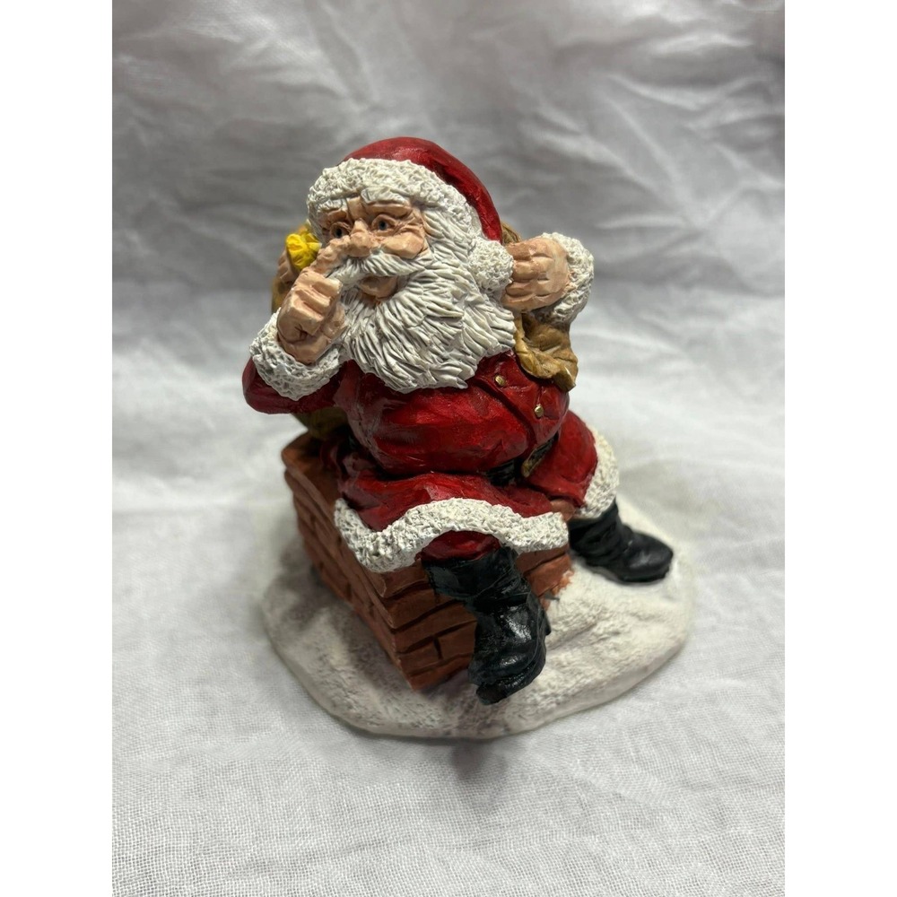 VTG Rooftop Santa Claus Figurine The Legend of Santa Claus Series By United Des.